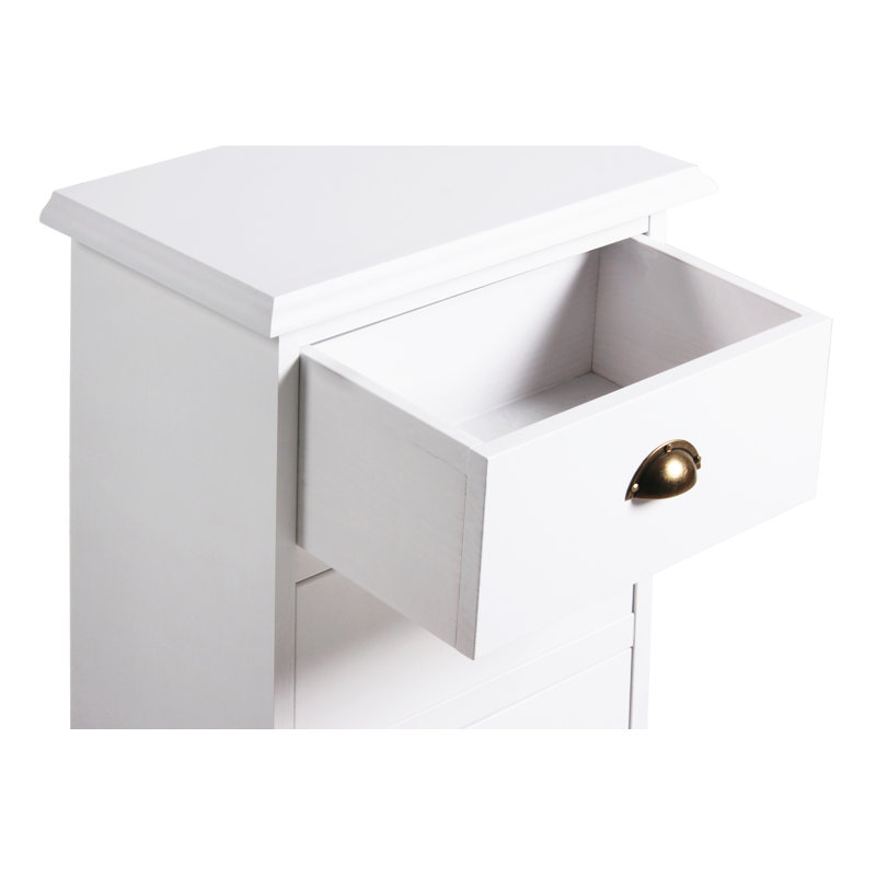 Allene 47cm W Solid Wood Bedside Table
