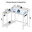 Bureau de jeu en L 42 po réversible avec lumières DEL et support pour écran-1089252764