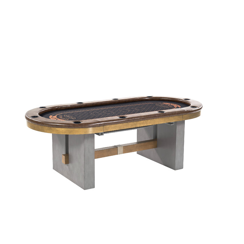 Barrington Urban 10-Player Texas Hold'em Poker Table with Dining Tabletop