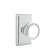 Emtek Privacy Knobset w/ Rectangular Rosette and Norwich Knob