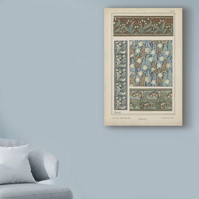 « nouveau floral design iv », reproduction d’impression sur toile tendue