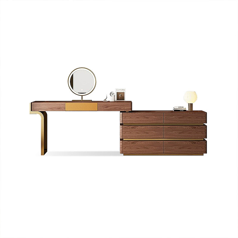 Makeup Vanity with Light mirror,7 drawers