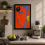Cheerful Geometric Fish Modern - Print-136786579-136786584