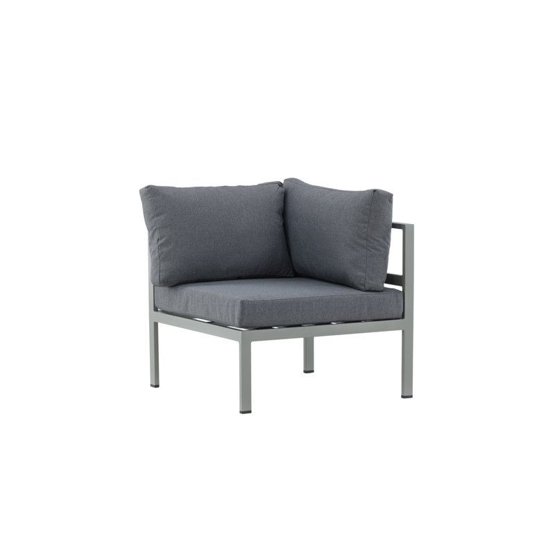 Fayas Outdoor Lounge Chair, Grey