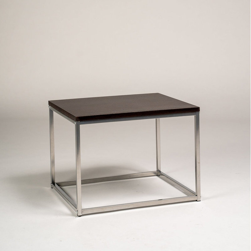 Kalyssa Frame End Table, Brown, Grey
