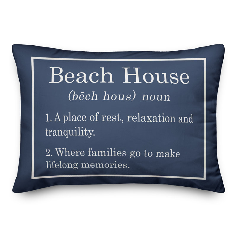 Solid Throw Pillow, Navy