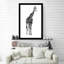 «Giraffe», reproduction d'aquarelle sur toile-31936617-87193010