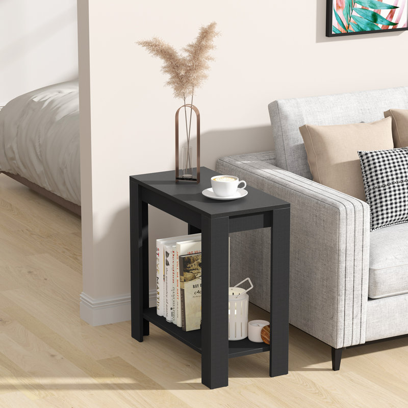 Solid Wood Top End Table