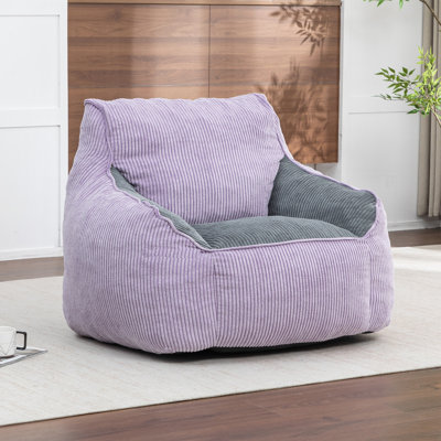 Canapé Comfy en velours côtelé avec accoudoirs pour adultes et adolescents