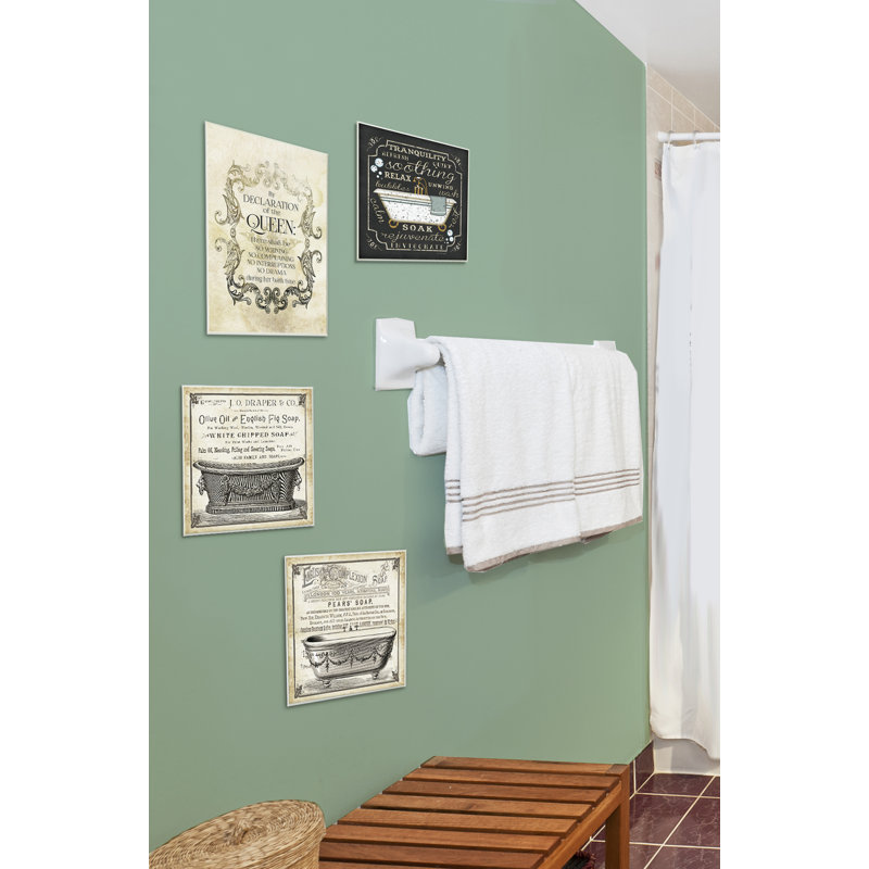 «Old English Tub Olive Oil and Fig Soap», impression sur toile, H 12 po x l 12 po, Plaque murale