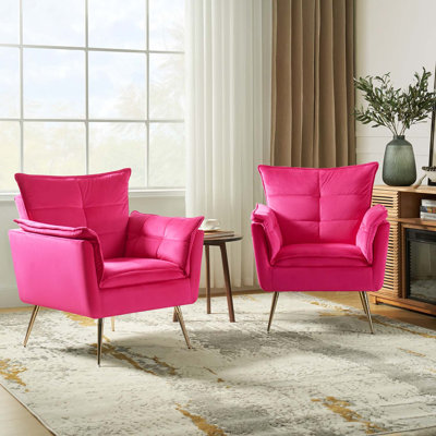 Fauteuil touffeté en polyester de 79,38 cm de large Toulouse