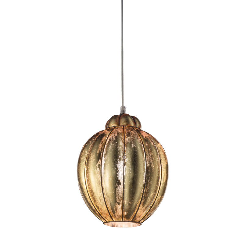 1 - Light Dark Steel Sphere Pendant
