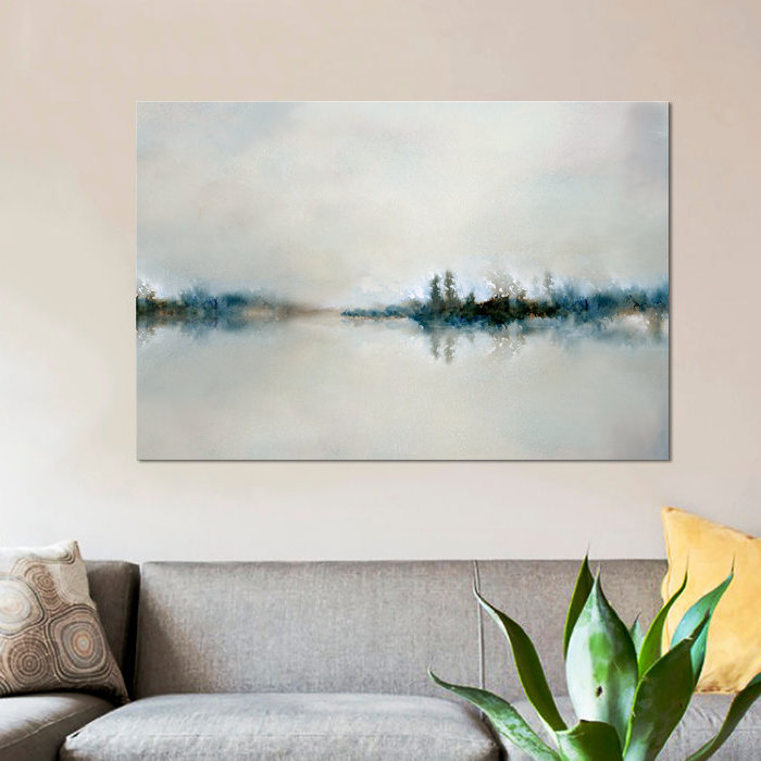 «Calm Morning» par Nan - reproduction d'art sur toile tendue, H 8 po x l 12 po x p 0,75 po, Toile tendue, Pas de tapis