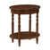 Moravian Oval End Table with Shelf