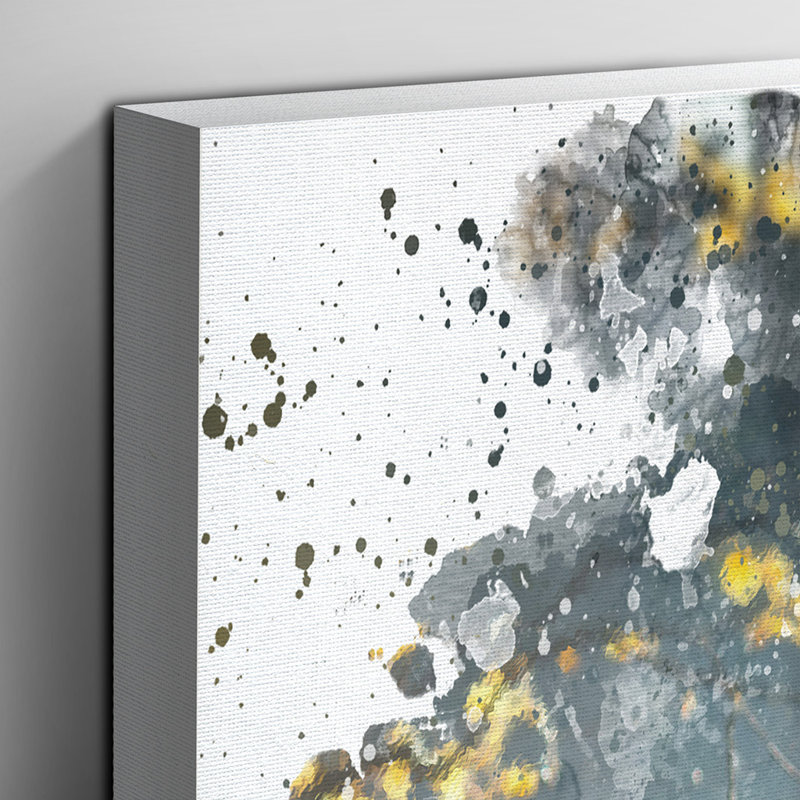 Two Rough Collie Dogs - Wall Art, 76cm H x 50cm W, Wrapped Canvas