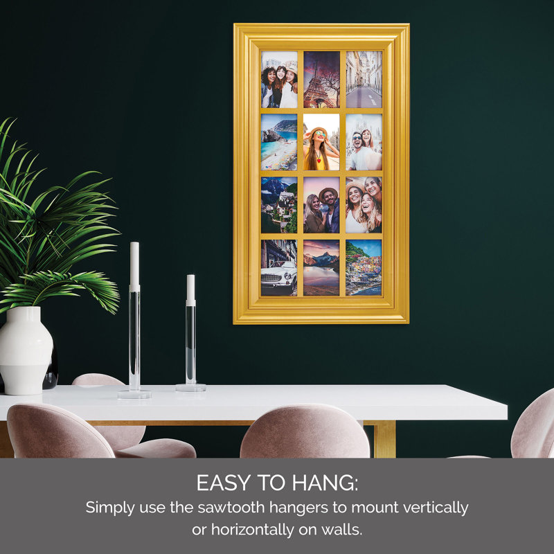 Melannco 12 Opening Photo Collage Frame