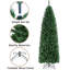 Arbre de Noël à charnière épinette avec support pliable Nyle-1629222674-1692793417