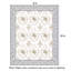 Tapis intérieur antidérapant 8 pi x 10 pi avec motif floral lavable à la machine, taupe-410541032-405154784