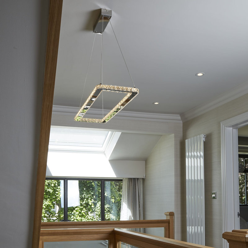 Blair 1 - Light Chrome LED Crystal Pendant