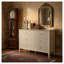 Commode cannelée 47 tiroirs 47,2 "avec commode en bois moderne
