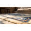 Antique Geometric Hand Knotted Pile Ivory White 1920's Chinese Art Deco Rug