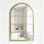 Miroir mural arqué de style campagnard-1093396453