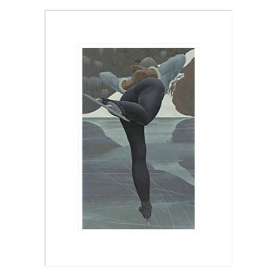 Skater by Alex Colville -Framed Giclee Print