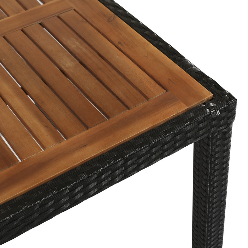 Ensemble de salle à manger rectangulaire avec coussins 8 à 59 po Vendla
