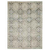 Grey Transitional Wool Rug - 13' x 18'