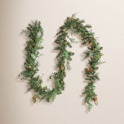 108" Pre-Lit Mixed Assortment Christmas Garland