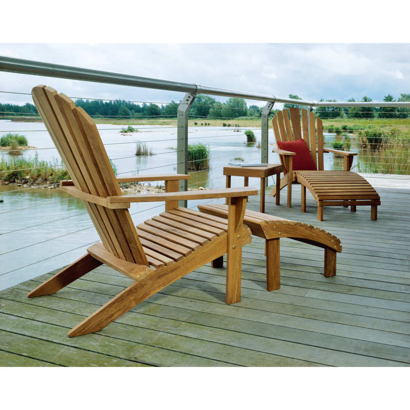 Adirondack Outdoor Teak Ottoman