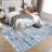 Abstract Machine Washable Area Rug Low Pile Non Slip Modern Rug Foldable Stain Resistant Carpet for Living Room Bedroom Indoor Ultra Thin Mat-2083218584