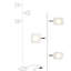Lampe sur pied à DEL 3 lumières avec 3 projecteurs réglables Tree Industrial-854544110