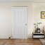 36 po x 80 po Panneau de porte moulé en composite texturé blanc 6 panneaux-121784774