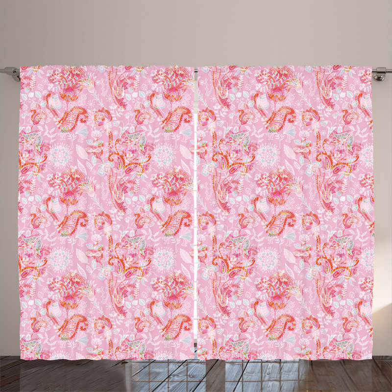 Semi Sheer Curtain Pair