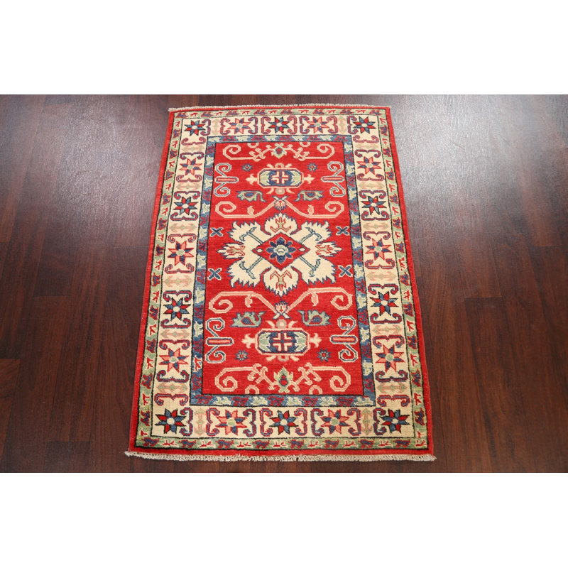 Tapis oriental géométrique Kazak 4
