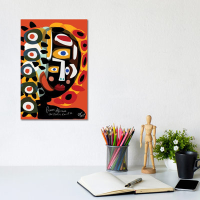 African Woman Is Dreaming by Emmanuel Signorino - Wrapped Canvas Print