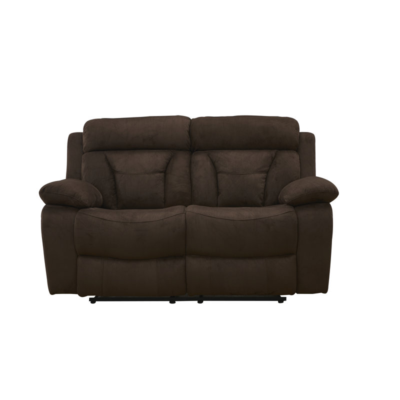 Contrast Upholstered 65'' Reclining Loveseat
