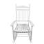 Chaise berçante balcon pour adulte - blanc-1830295998