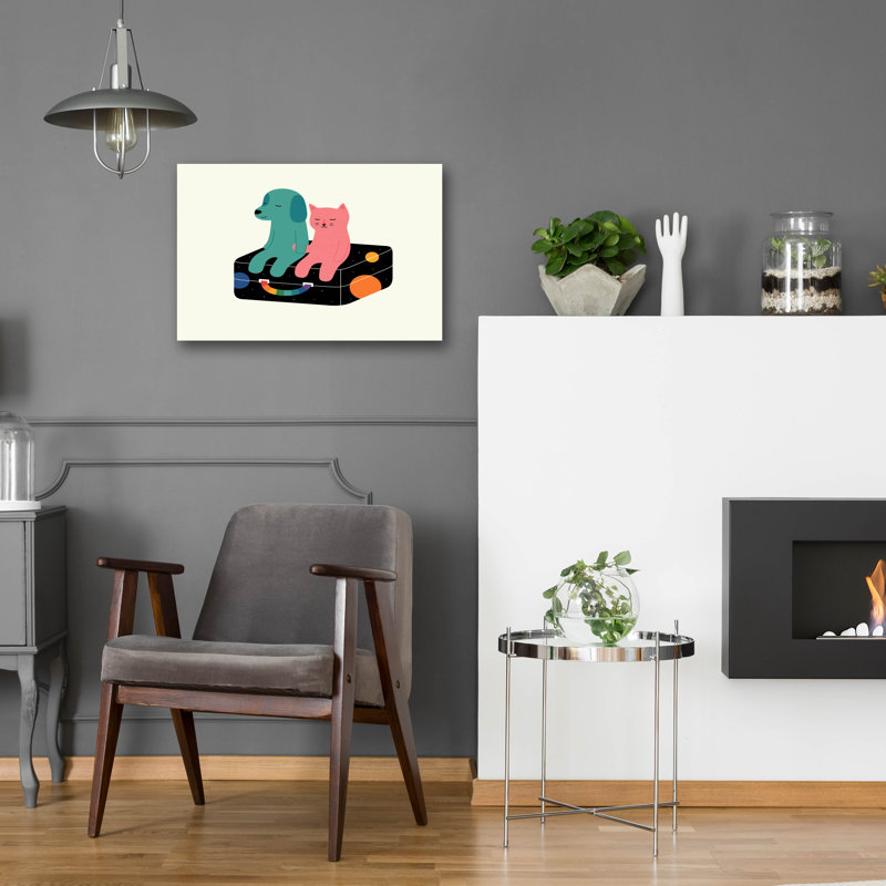 «Travel More» par Andy Westface, H 16 po x l 24 po x P 0,2 po