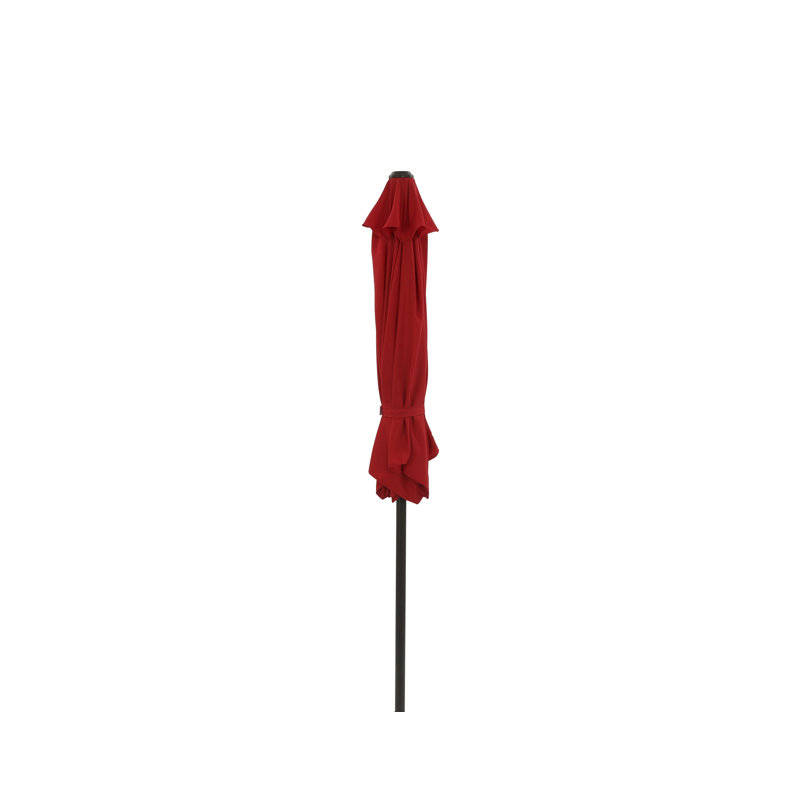 Ganiats 90'' Market Umbrella, Red