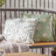 Vinea Indoor / Outdoor Floral Green Square Throw Cushion