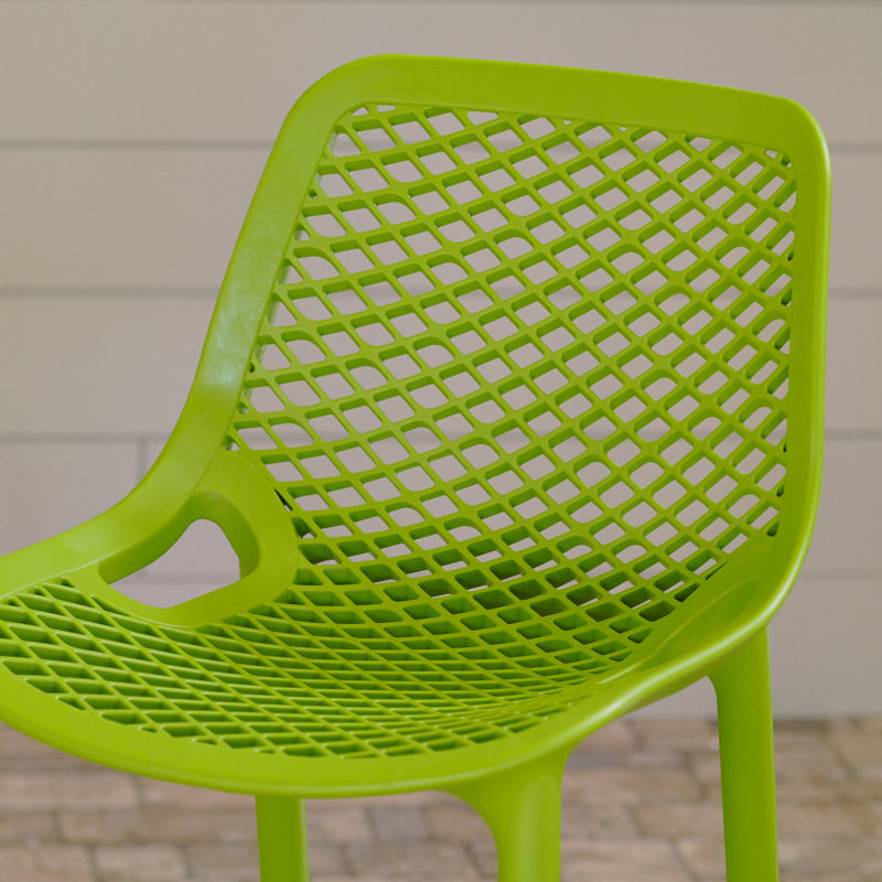 Tabouret de bar pour le patio Farrah, Vert tropical, 25.6"