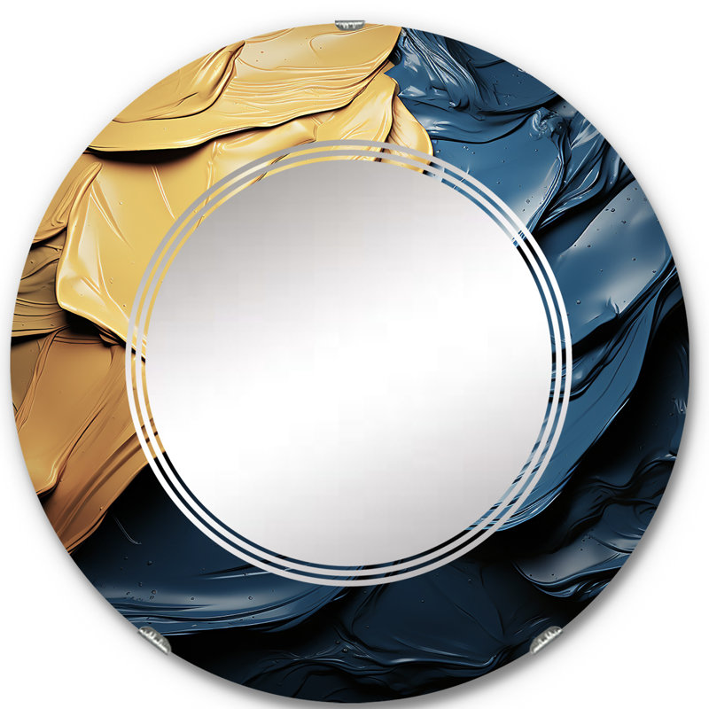 Miroir mural Zisha, 24 po x 24 po