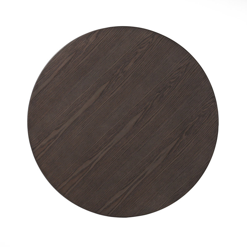 Goetz Bar Table-Brown Oak-Bar, Brown Oak Veneer, 30" H x 32" L x 32" W