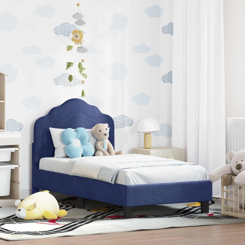 Bed Frame, Cot Bed / Toddler (70 x 140cm), Police Blue