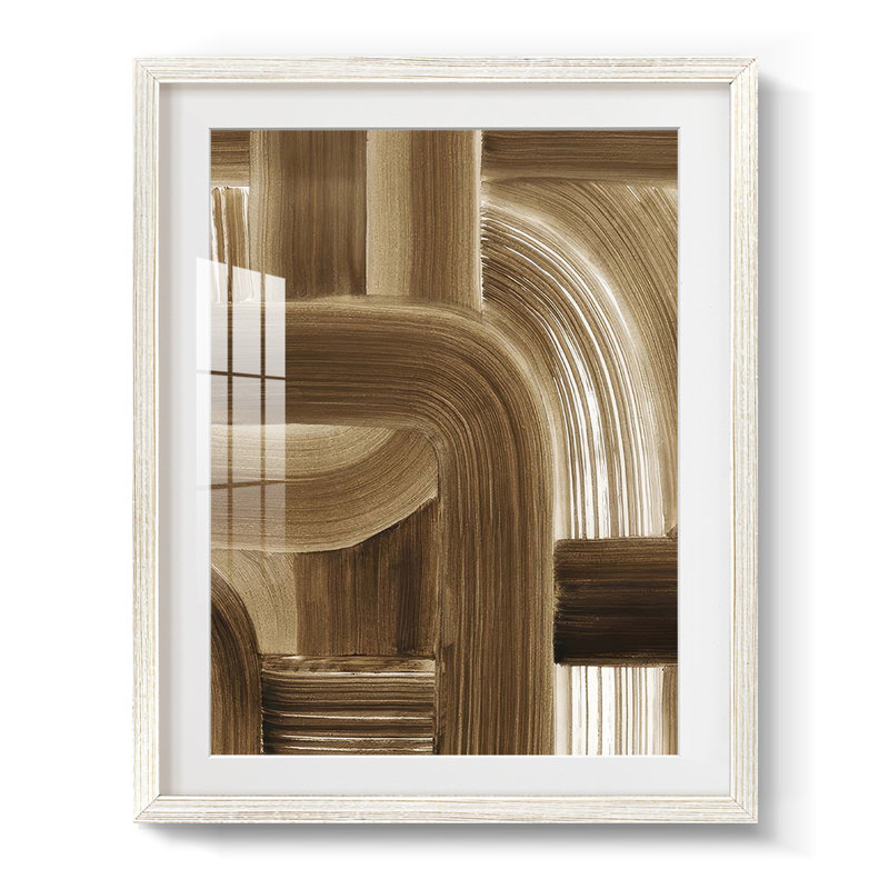 Mud Sketch I -Framed Print, 28.5" H x 20.5" W