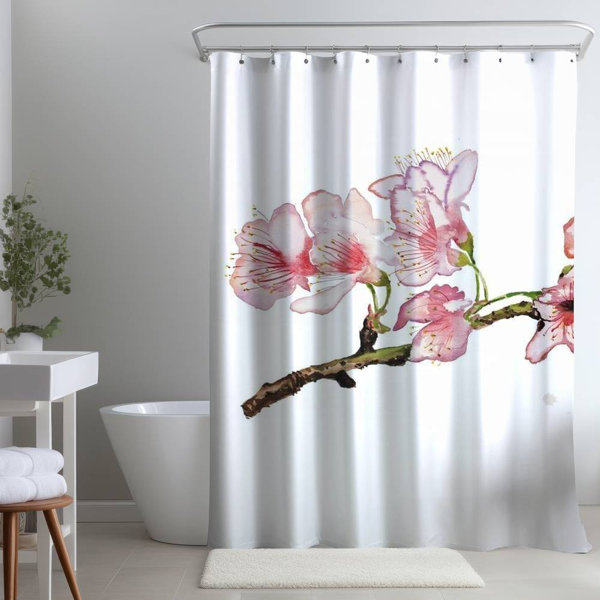 Begin Edition International Inc. Floral Shower Curtain | Wayfair