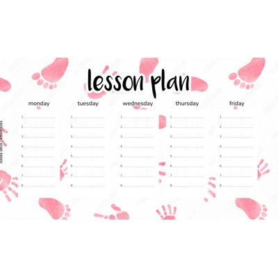 Magnetic Lesson Plan Little Hands and Feet