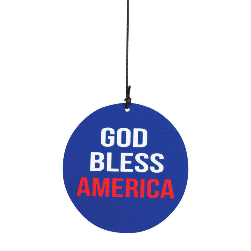 Weather Resistant Metal, Wood Patriotic Wind Chime